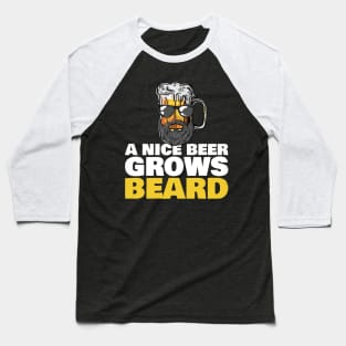 Funny Craft Beer Drunk Uncle Beard Bearded Druncle Baseball T-Shirt